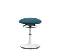 TOPSTAR Living Chair Move Kids Tabouret réglable en hauteur avec siège pivotant, hauteur d'assise de 39 à 47 cm, tissu 3D, bleu pétrole