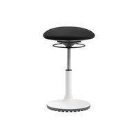 TOPSTAR Living Chair Move Tabouret de bureau réglable en hauteur, tabouret de travail ergonomique, siège pivotant, hauteur d'assise de 45 à 58 cm, noir
