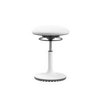 TOPSTAR Living Chair Move Tabouret de bureau réglable en hauteur - Tabouret de travail ergonomique - Siège pivotant - Hauteur d'assise de 45 à 58 cm - Blanc