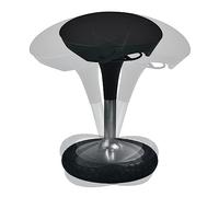TOPSTAR Tabouret SITNESS 20, Ergonomique, Made in Europe, Réglable en hauteur de 39 à 51 cm, Couleur: Noir