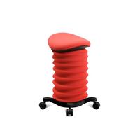 Topstar SITNESS 4D Schwarz-Coral Rot, B: 375 mm x T: 360 mm x H: 530-640 mm