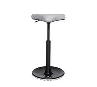 Topstar Sitness H1 Tabouret de Travail pivotant réglable en Hauteur avec revêtement en Polyester Gris Clair
