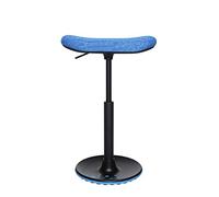 Topstar Sitness H2 Tabouret de Travail avec Assise pivotante réglable en Hauteur Tissu Polyester Bleu