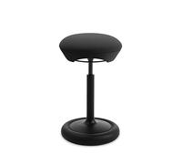 Topstar SITNESS HOP Tabouret Ergonomique avec Mouvement tridimensionnel Technologie Sitness Fabriqué en Allemagne Couleur : Noir/Noir