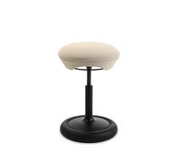 Topstar SITNESS HOP Tabouret Ergonomique avec Mouvement tridimensionnel Technologie Sitness Fabriqué en Allemagne Couleur : Noir/Beige