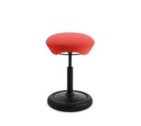 Topstar SITNESS HOP Tabouret Ergonomique avec Mouvement tridimensionnel Technologie Sitness Fabriqué en Allemagne Couleur : Noir/Rouge
