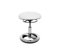 Topstar Sitness SU89BR0 - Tabouret Rond pour Enfant, avec Pied en Aluminium Poli et Housse en Tissu