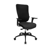 TOPSTAR Soft Pro 100 Chaise de Bureau en Tissu avec accoudoirs réglables en Hauteur Noir 59 x 56 x 120 cm