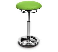 Topstar SU59BR0 Sitness High bob Tabouret sur Pied Rond en Aluminium Poli et Housse en Tissu