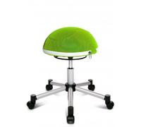 Topstar Tabouret fitness demi-ballon - Argent