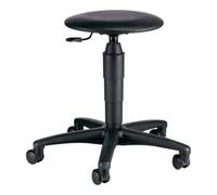 Topstar Tabouret pivotant avec roulettes Rembourrage simili cuir noir H. d'assise réglab Quantité:1