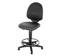 Topstar Chaise d'atelier pivotante Tec 50 patin+anneau de piètement Rembourrage simili c Quantité:1