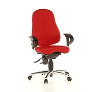 Topstar Wellness Chaise/Chaise de Bureau Sitness 10 Plastique Rouge chromé