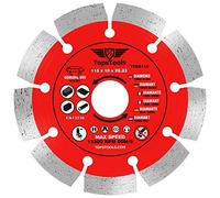TopsTools 1pc TTDS115 10mm x 22.23mm 115mm Lame scie circulaire TCT Durable | Diamant haute qualité pour coupe à sec rapide, propre et durable sans refroidissement à eau