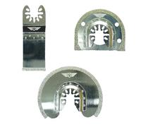 TopsTools 3pcs FAKD3B Fixation rapide Diamant Lame Pro | Compatible avec DeWalt, Stanley, Black & Decker, Bosch, Fein (Non-StarLock), lames diamant pour joints retirent le coulis