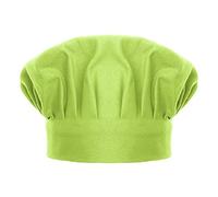 TOPTIE Toque de Chef de Cuisine Béret de Cuisinier Chapeau de Cuisine réglables en Toile de Coton pour Enfant et Adulte