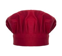 TOPTIE Toque de Chef de Cuisine Béret de Cuisinier Chapeau de Cuisine réglables en Toile de Coton pour Enfant et Adulte