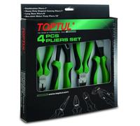 Pince plate TOPTUL, modèles GAAE0402, disponibles en longueurs de 175 mm, 200 mm et 240 mm