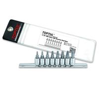 Jeu de douilles TOPTUL pour cliquet GAAG0808, 37 mm, en acier au chrome-vanadium