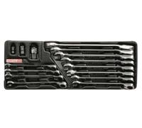 TOPTUL GBA15410 Kit de clés à fourche et polygonale à cliquet