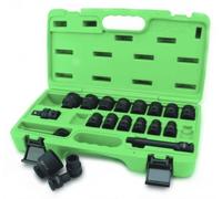 Jeu de douilles de soufflage TOPTUL 1/2 pouces 17 pièce 10-32 mm 6 pans