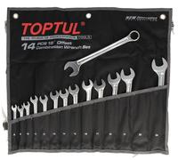 TOPTUL GPAX1402 Kit de clés polygonales et de clés à fourches