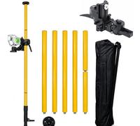 TOPWAY Niveau Laser Perche Télescopique 4.2M Sol au Plafond Perche Laser