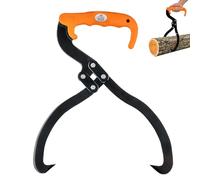 TOPWAY Pince à Bûches de 300 mm, Pinces de Levage de Grumes, Acier au Carbone, Manche en TPR, Outil Forestier pour Tirer, Soulever et Déplacer des Morceaux de Bois 331231