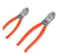 TOPWAY Pinces Coupe-Câbles Coupe Câbles à Dénuder 150mm (6") + 210mm (8"), Pince Coupante Robuste pour Fils de Cuivre en Aluminium 417317