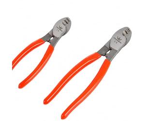 TOPWAY Pinces Coupe-Câbles Coupe Câbles à Dénuder 150mm (6") + 210mm (8"), Pince Coupante Robuste pour Fils de Cuivre en Aluminium 417317