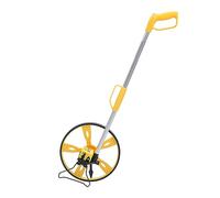 TOPWAY Roue de Mesure de Distance 9999,9 m avec Poignée Pliable en Aluminium, Roue de 318 mm de Diamètre, Support et Sac de Rangement, pour Géomètres Routes et Terres