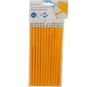 Topwrite Lot de 12 crayons à papier HB avec gomme