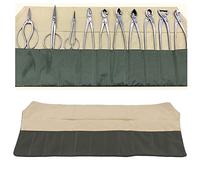 Topyond Bonsai Tool Storage Bag,10 Fentes en Sac à Outils pour bonsaï,Toile Imperméable,Multifonctionnel Tool Package Rolling Bag for Indoor Outdoor Gardening