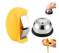 Toqueur à Oeuf et Pique Oeuf Lot de 2, Coupe Oeuf à la Coque en Acier Inoxydable et Perforatrice à Oeuf Manuelle, Outil de Cuisine Pratique pour Coquilles d'Oeufs Crus et Durs