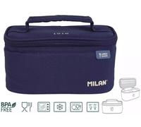 Torba termiczna z pojemnikiem na lunch Milan SERIA 1918 granatowa 1,5l Milan