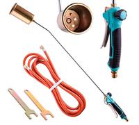 TORCHE À GAZ POUR TOITURE - LONGUE 90CM POUR TOITURE BRONZAGE BUSE 69kW TUYAU 5M