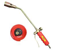 Torche à mauvaises herbes, brûleur au propane portable Biswitch avec tuyau de 6, 6 pieds et poignée antidérapante pour jardin, bois, route de neige glacée