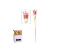 Torche De Jardin Avec Bougie Citronelle Anti-moustique ø7,5x76cm Euro/u