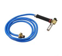 Torche de soudage à gaz, tout en cuivre pour torche de brasage GPL avec tuyau en cuivre, allumage électronique pour plomberie et travail des métaux (D)