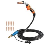 Torche de soudage MIG/MAG - Pistolet de soudage 250 A - Kit de tuyaux de 4,57 m - Buses de rechange de 0,8/0,9 mm - Compatible avec les appareils de soudage à gaz protecteur - Pour atelier et industri
