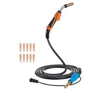 Torche de soudage MIG SucceBuy 250A avec tuyau de 4,57 m, pistolet de soudage avec buses de rechange de 0,8/0,9 mm, accessoires de haute qualité pour appareils de soudage sous gaz protecteur, adaptés 