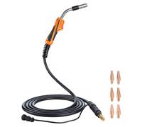 Torche de soudage MIG SucceBuy 250A avec tuyau de 4,57 m, pistolet de soudage IG avec 7 buses de rechange de 0,8/0,9/1 mm, accessoires de soudage de haute qualité, compatible avec le Lincoln Magnum Pr