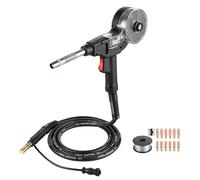 Torche de soudage MIG VEVOR 135A avec tuyau de 3 m, pistolet de soudage MIG avec 11 buses de rechange et soudure en double V, accessoires de soudage professionnels compatibles avec le Miller Spoolmate