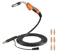 Torche de soudage MIG VEVOR 250A avec tuyau de 4,57 m, pistolet de soudage IG avec 7 buses de rechange de 0,8/0,9/1 mm, accessoires de soudage professionnels compatibles avec le Lincoln Magnum Pro 250