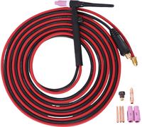 Torche de soudage TIG, compatible avec ARC200 MIG200 MIG250 ARC205 Pro MIG205, 150 A, refroidie par air, kit d'équipement pour pistolet à levage avec raccord rapide 35-50 mm²