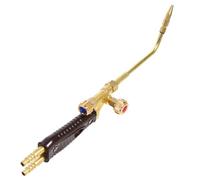 Torche Flamme Réglable Turbo, Allumage Automatique pour Soudage | Tête de Braser en Cuivre, Design Ejecteur, Flamme Stable Inclinée, pour Brasage et Entretien Cvc
