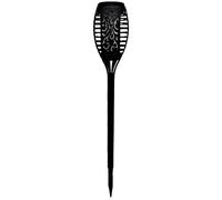 Torche solaire en résine 12 LED ambrée vacillantes Ø 7,3cm H47cm - GALIX