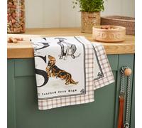 Torchon 100 % Coton biologique Country dogs ULSTER WEAVERS