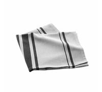 Douceur d'Intérieur, Torchon (50 x 70 cm) Comptoir Gris, Coton Tissé Teint