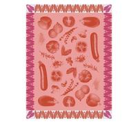 Torchon En Coton Tomate 60 X 80 Rouge
